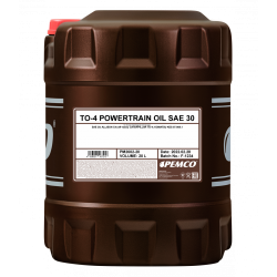 Масло трансмиссионно-гидравлическое PEMCO ТО-4 Powertrain Oil SAE 30 20 л.